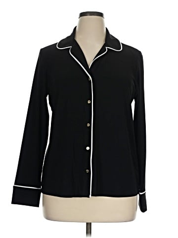 Anne Klein Long Sleeve Blouse (view 1)