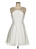 City Triangles 100% Polyester Ivory Cocktail Dress Size 7 - photo 1