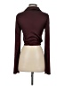 Acne Studios Burgundy Long Sleeve Top Size EU 34 / US 4 - photo 2