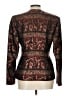 Mary McFadden Paisley Brown Burgundy Blazer Size 10 - photo 2