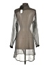 Lulus 100% Polyester Gray Long Sleeve Blouse Size S - photo 2