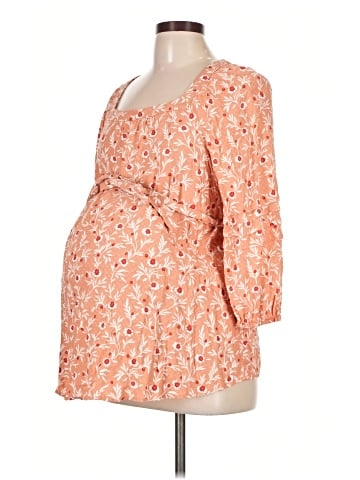 Isabel Maternity 3/4 Sleeve Blouse (view 1)