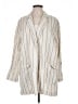 J.Jill Stripes Ivory Coat Size L - photo 1
