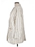 J.Jill Stripes Ivory Coat Size L - photo 5