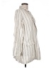 J.Jill Stripes Ivory Coat Size L - photo 4