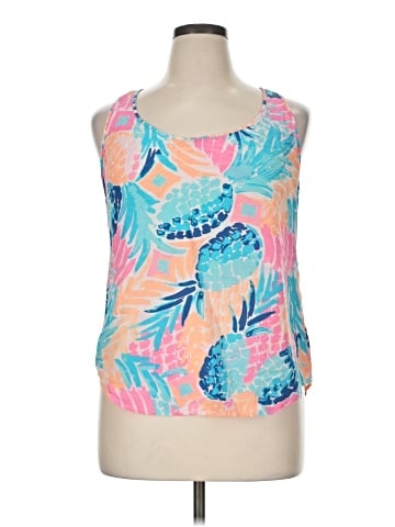 Lilly Pulitzer Sleeveless Silk Top (view 1)