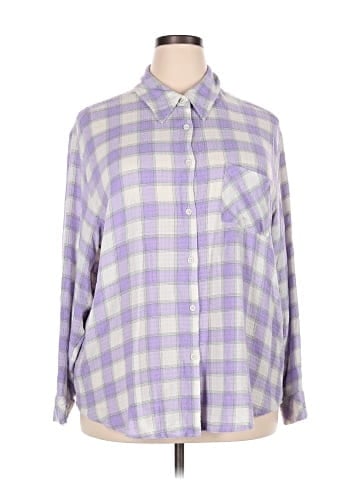 Lane Bryant Long Sleeve Button-Down Shirt (view 1)