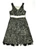 Rare Editions Animal Print Black Dress Size 7 - photo 2