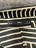MNG 100% Polyester Stripes Black Long Sleeve Blouse Size 10 - photo 7