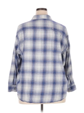 Old Navy 3/4 Sleeve Button-Down Shirt (view 2)
