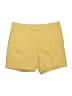 J.Crew Solid Yellow Khaki Shorts Size 8 - photo 1