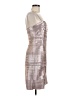 Connected Apparel Metallic Silver Cocktail Dress Size 10 - photo 4