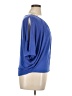 August Silk Blue Short Sleeve Blouse Size XL - photo 4