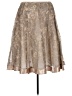 Coldwater Creek 100% Silk Tan Silk Skirt Size XL - photo 2