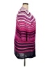 Catherines 100% Rayon Stripes Multi Color Purple Cardigan Size 3X - photo 4