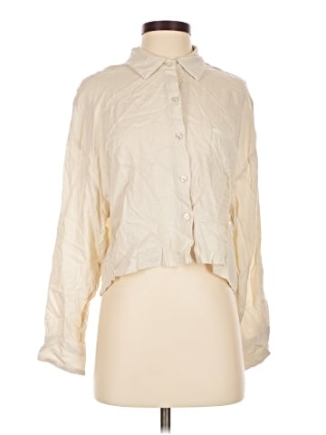 DKNY Jeans Long Sleeve Blouse (view 1)