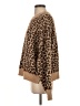 American Eagle Outfitters 100% Recycled Polyester Animal Print Brown Pullover Sweater Size S - photo 5