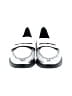 Boden 100% Leather Silver Flats Size EU 37 - photo 2