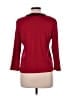 Rafaella 100% Cotton Red Cardigan Size L - photo 2