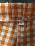 Unbranded 100% Rayon Checkered-gingham Orange Casual Pants Size L - photo 7
