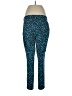 Talbots Print Blue Active Pants Size 12 - photo 2