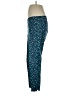 Talbots Print Blue Active Pants Size 12 - photo 5