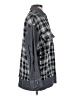 Zara Checkered-gingham Gray Long Sleeve Button-Down Shirt Size S - photo 4