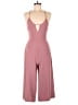 GB Solid Burgundy Pink Jumpsuit Size S - photo 1