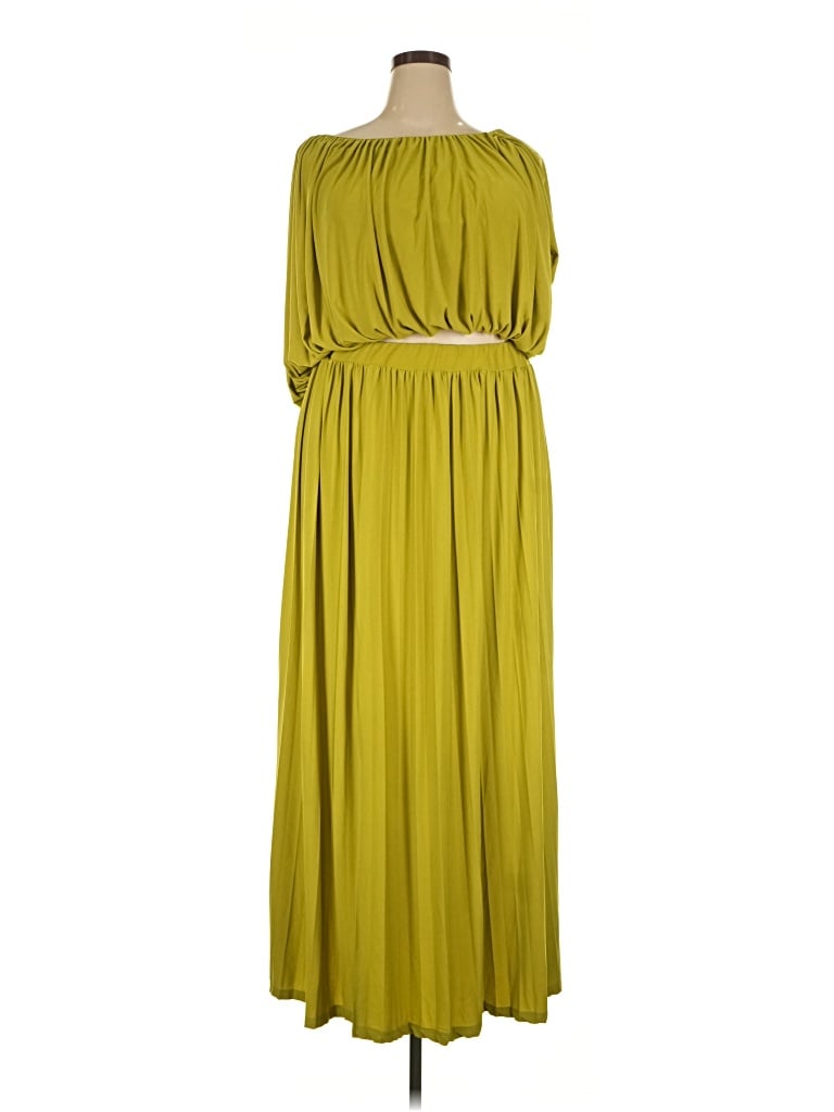 Pre-owned Eloquii Casual Dress In Green