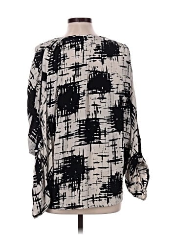 St. John Long Sleeve Silk Top (view 2)