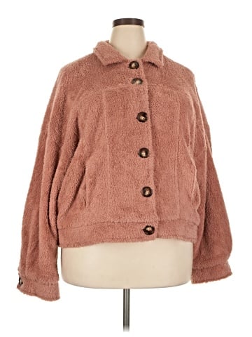 City Chic Faux Fur Jacket (view 1)
