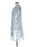 Chic 100% Polyester Blue Poncho Size M - photo 5