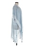 Chic 100% Polyester Blue Poncho Size M - photo 4