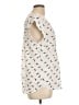 Daniel Rainn 100% Polyester Ivory Short Sleeve Blouse Size L - photo 4