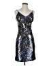 Aidan Mattox 100% Polyester Metallic Silver Cocktail Dress Size 0 - photo 1