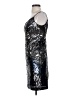 Aidan Mattox 100% Polyester Metallic Silver Cocktail Dress Size 0 - photo 5