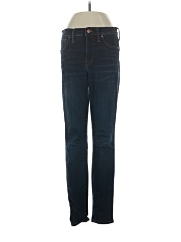 Madewell 9" Mid-Rise Skinny Jeans in Larkspur Wash: TENCEL&trade; Denim Edition (view 1)