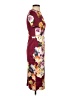 ASOS Print Burgundy Cocktail Dress Size 4 - photo 4