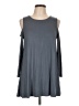 Cupio Gray Blue 3/4 Sleeve Top Size L - photo 1