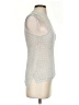 White + Warren Silver Sweater Vest Size XS - photo 4