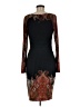 Cache Paisley Brown Cocktail Dress Size 6 - photo 2