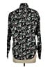 Avon 100% Polyester Floral Black Long Sleeve Blouse Size 16 - photo 2