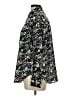 Avon 100% Polyester Floral Black Long Sleeve Blouse Size 16 - photo 5