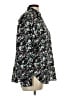 Avon 100% Polyester Floral Black Long Sleeve Blouse Size 16 - photo 4