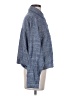 Max Studio Tweed Blue Long Sleeve Button-Down Shirt Size S - photo 4