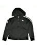 Adidas 100% Polyester Black Zip Up Hoodie Size 16 - photo 1