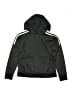 Adidas 100% Polyester Black Zip Up Hoodie Size 16 - photo 2