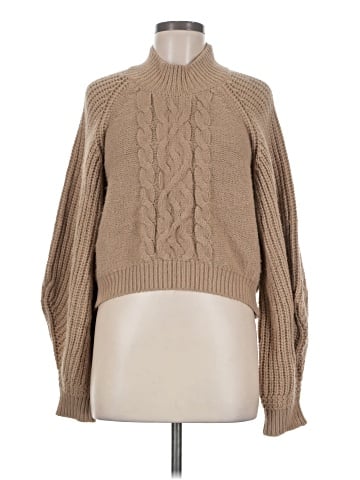 Olivaceous Turtleneck Sweater (view 1)