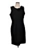 Assorted Brands 100% Polyester Solid Black Cocktail Dress Size L - photo 1