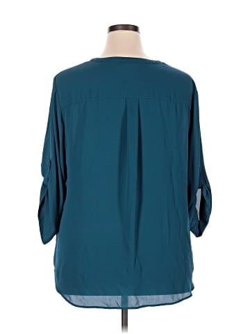 Torrid 3/4 Sleeve Blouse (view 2)